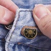 Image 6: 5 Pack No Sew Elastic Metal Jeans Retractable Button Pant Waistband Expander