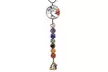 Tree of Life Healing Crystals 7 Chakra Hanging Wall Ornament - Second Medium