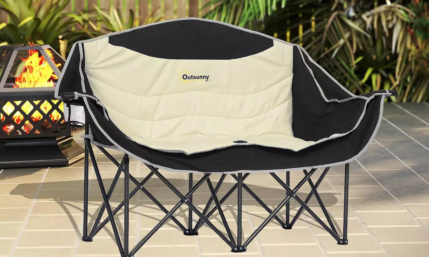 Outsunny Double Camping Chair