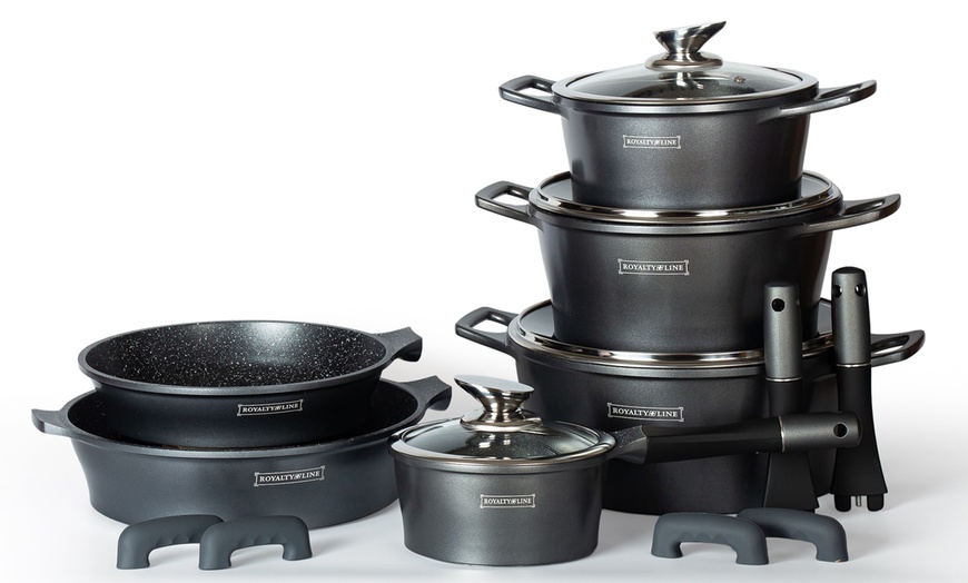 Image 12: Batterie de cuisine 17 pièces en aluminium de Royalty Line