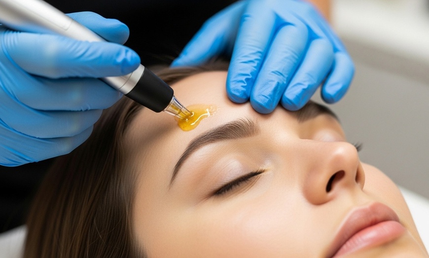Image 1: Microneedling Sessions w/ PRP on Full Face, Optional Neck & Decollete
