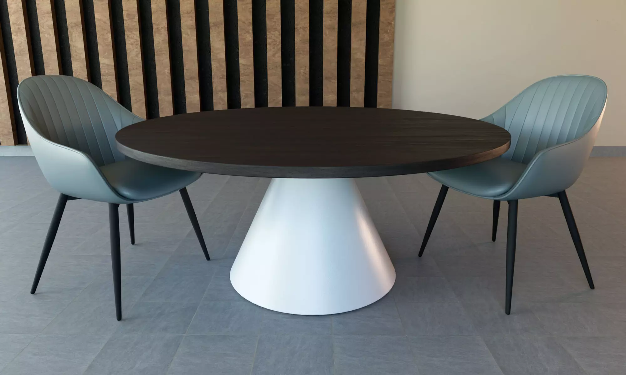 Table à manger ronde "Artù" 120 cm de Frankystar