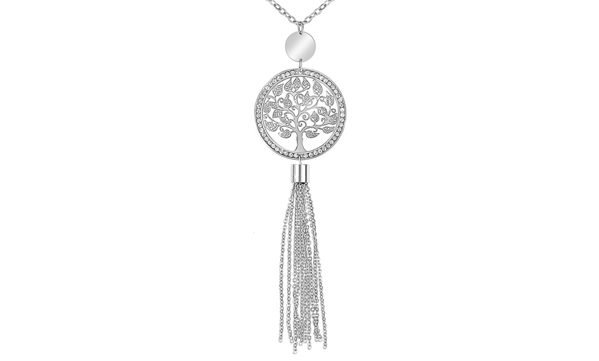 Image 2: Collana lunga con cristalli scintillanti SC Crystal