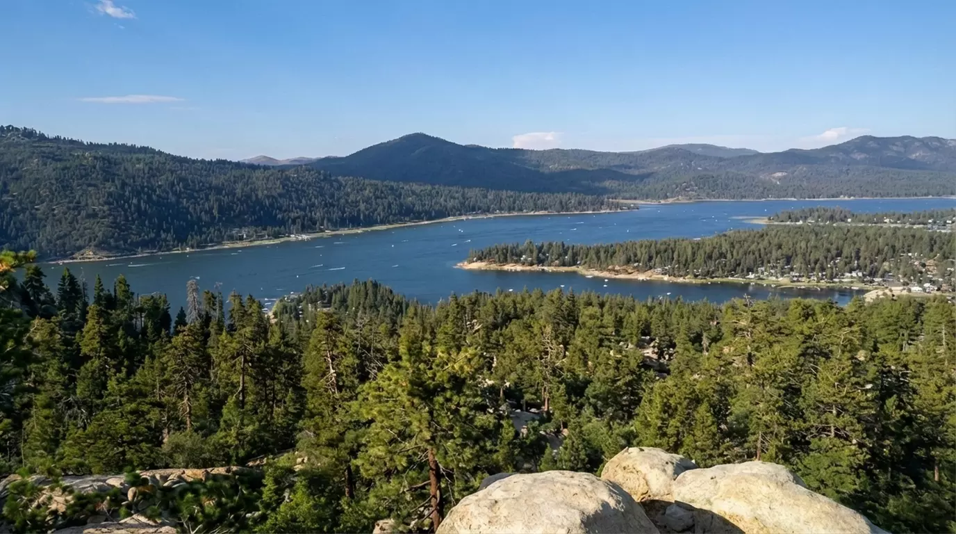 Relax by the pool with lake views and mountain breezes