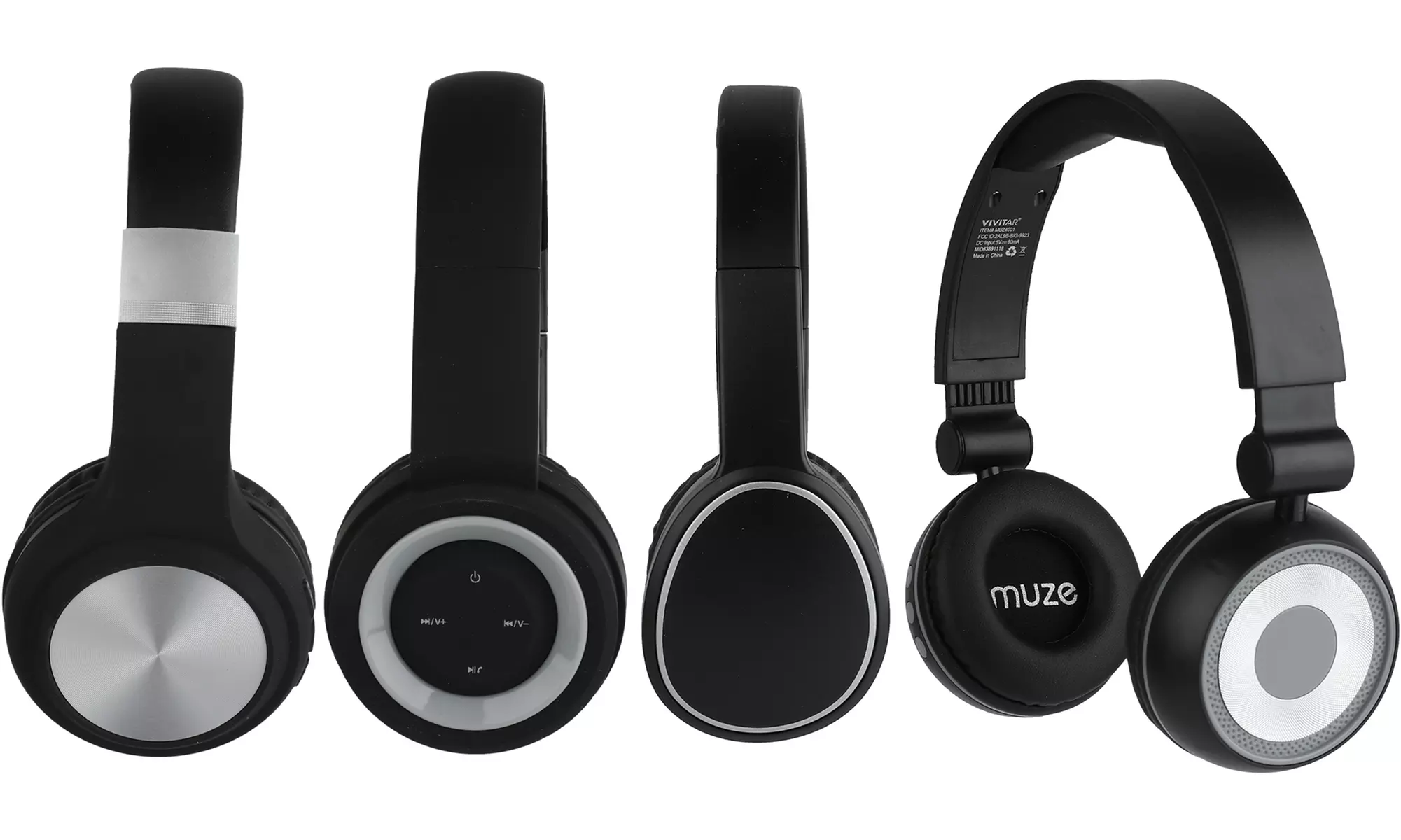 Muze Over-Ear Wireless Bluetooth Headphones - Primary Image