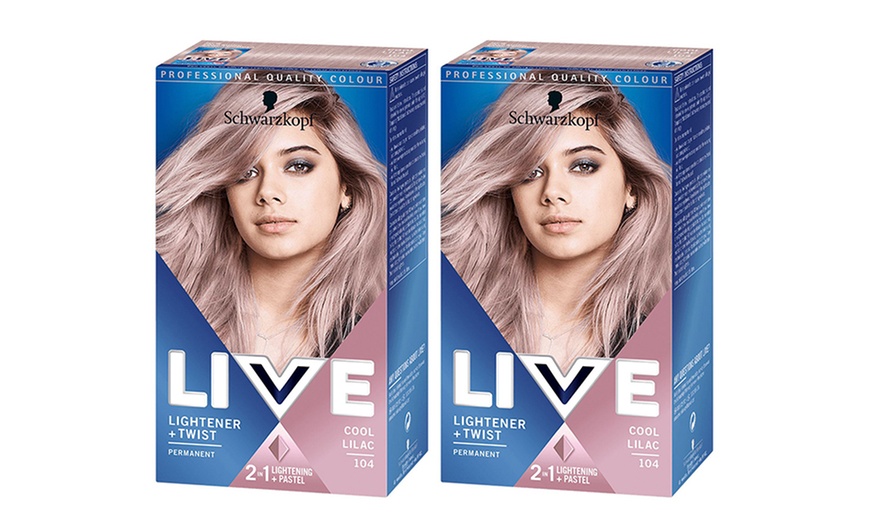 Image 3: Schwarzkopf Live Two-in-One Lightener and Twist Permanent Hair Dye