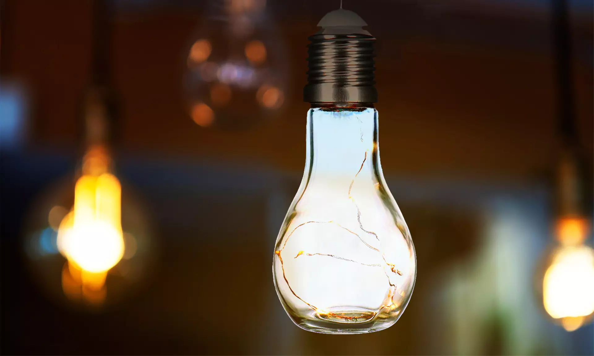 1 o 3 grandi lampadine decorative PMS International con spedizione gratuita - Primary Image