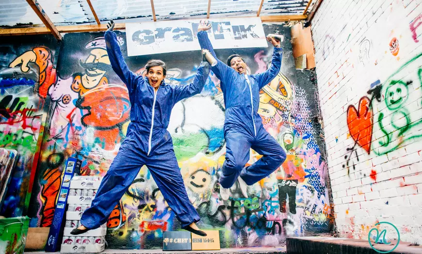 Image 1: 2-Hour Graffiti Workshop for 1, 2 or 4 - Unleash Your Inner Banksy!