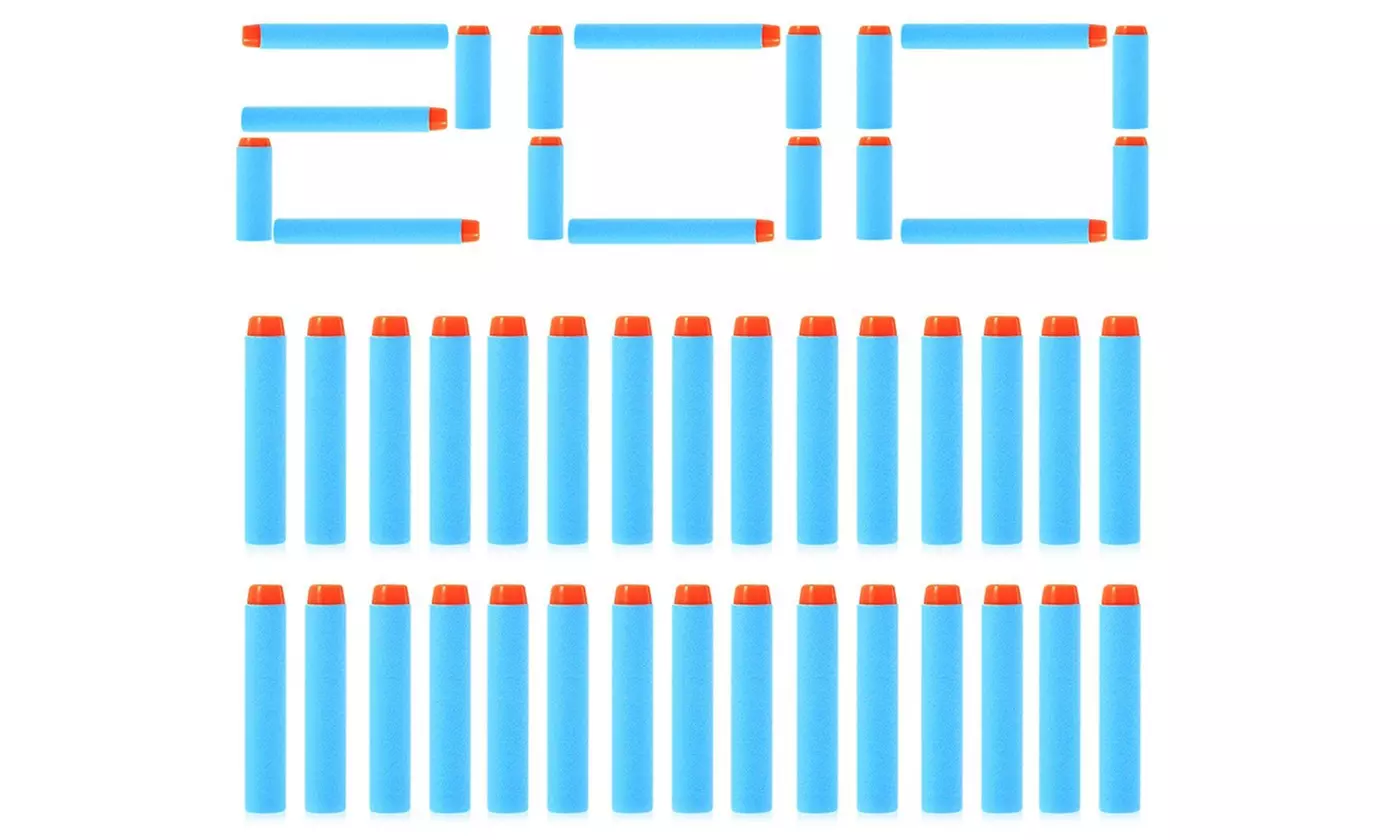 iMounTEK 200 Compatible Darts for Nerf N-Strike Elite Series Blasters Toy Gun