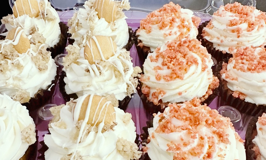 Image 3: Dozen Cupcakes, Cake Pops, Or A Sweet Cupcake Or Cookie Bouquet