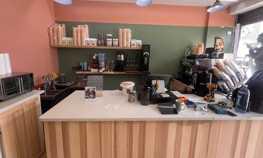 Image 1: Indulge in Specialty Drinks and Pastries with Coffee Packages