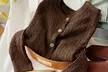 Women’s Knitted Button-Down Cardigan Sweater - Image 6