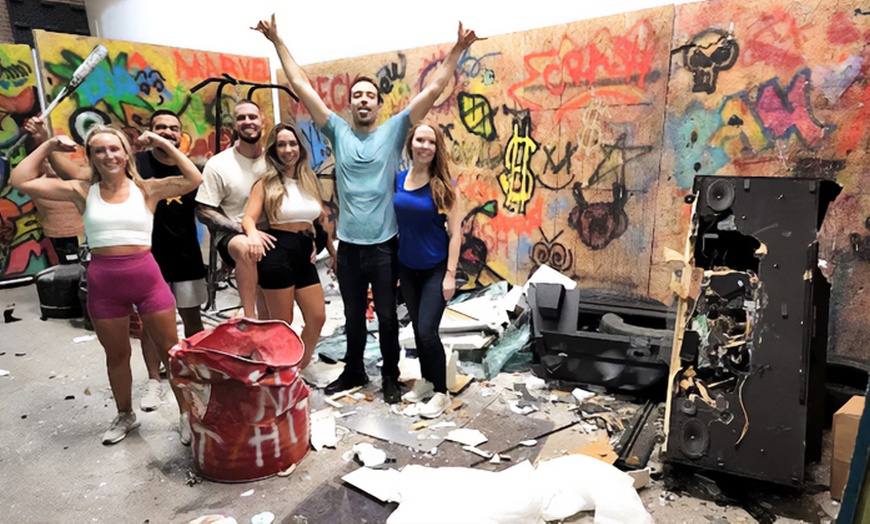 Image 2: Smash Away Stress with a Rage Room Experience for 2, 3, 4, or 5 People