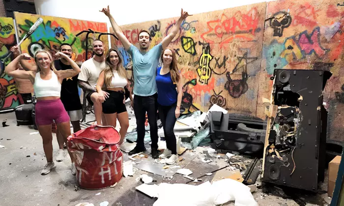 Smash Away Stress with a Rage Room Experience for 2, 3, 4, or 5 People