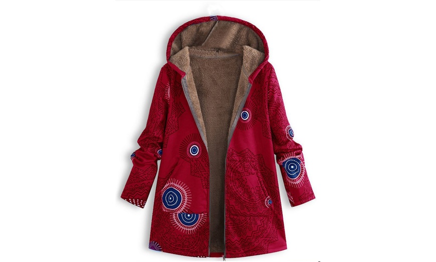 Image 7: Women´s Vintage Sherpa Lined Parka