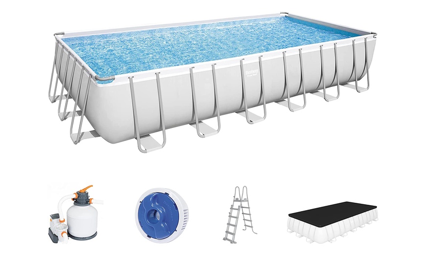 Image 2: Bestway Steel-Pool-Set mit Sandfilteranlage