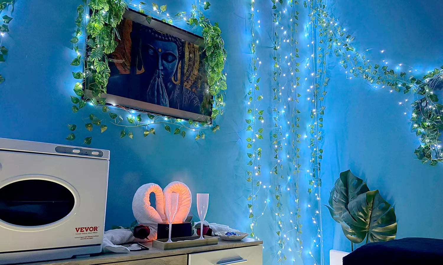 Ritual de masaje relajante de 70 minutos en pareja con bebida