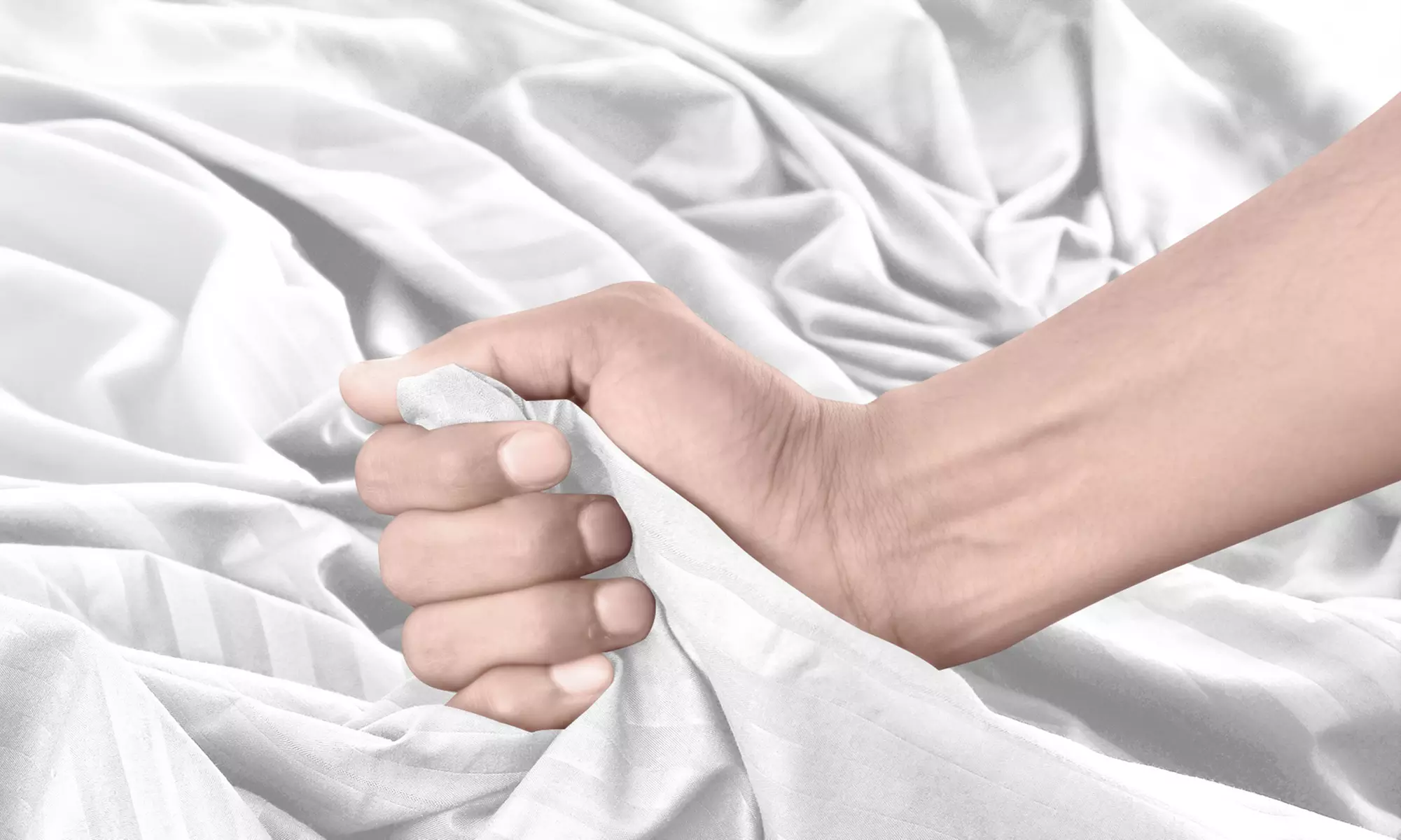 Lux Decor 4 Piece Stripe Bed Sheet Set Microfiber Deep Pocket Bedding Sheets