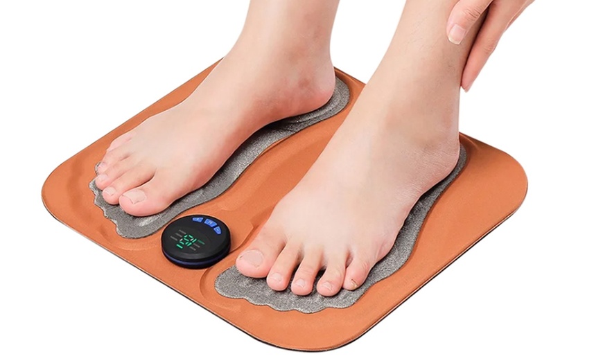 Image 8: Electronic Foot Massager Mat, 3D Comfort Design with LCD Screen