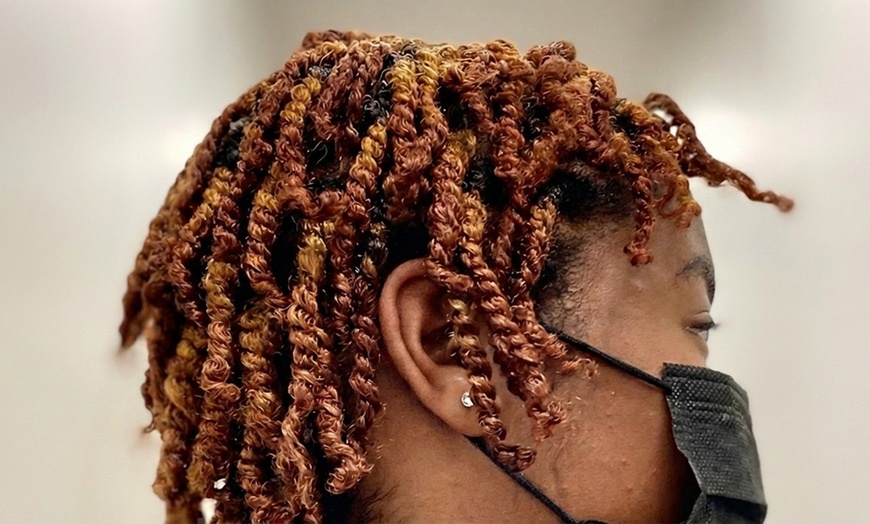 Image 2: Transform with Shampoo, Conditioner w/ Optional Steam, and Loc Retwist