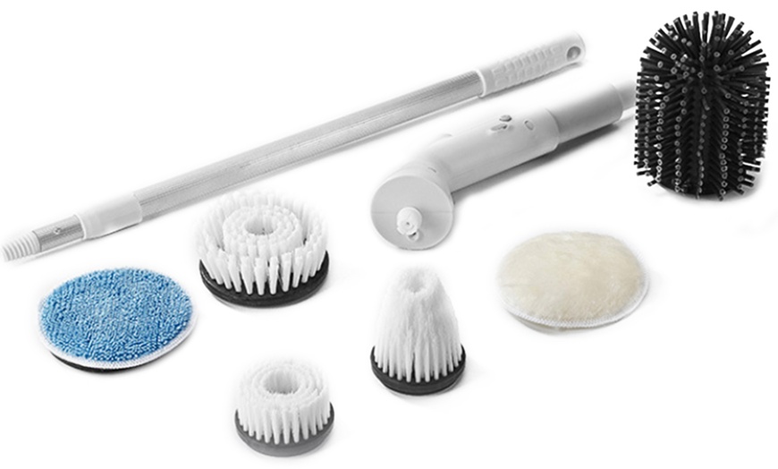 Image 2: 6-in-1 Electric Spin Scrubber