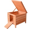 Image 4: Pawhut Outdoor Wooden Rabbit Hutch Collection