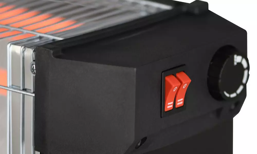 Infraroodkachel met 3 elementen