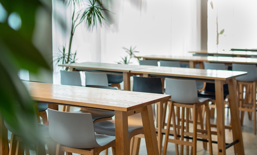 Image 2: Menú de pizza fast o completo con bebida y opción a postre