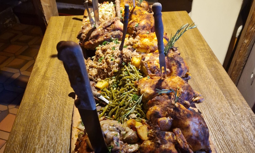 Image 4: 3-Gänge-Mittelalterliches-Gelage wie „Ritter“ oder „Wikinger“ für 4