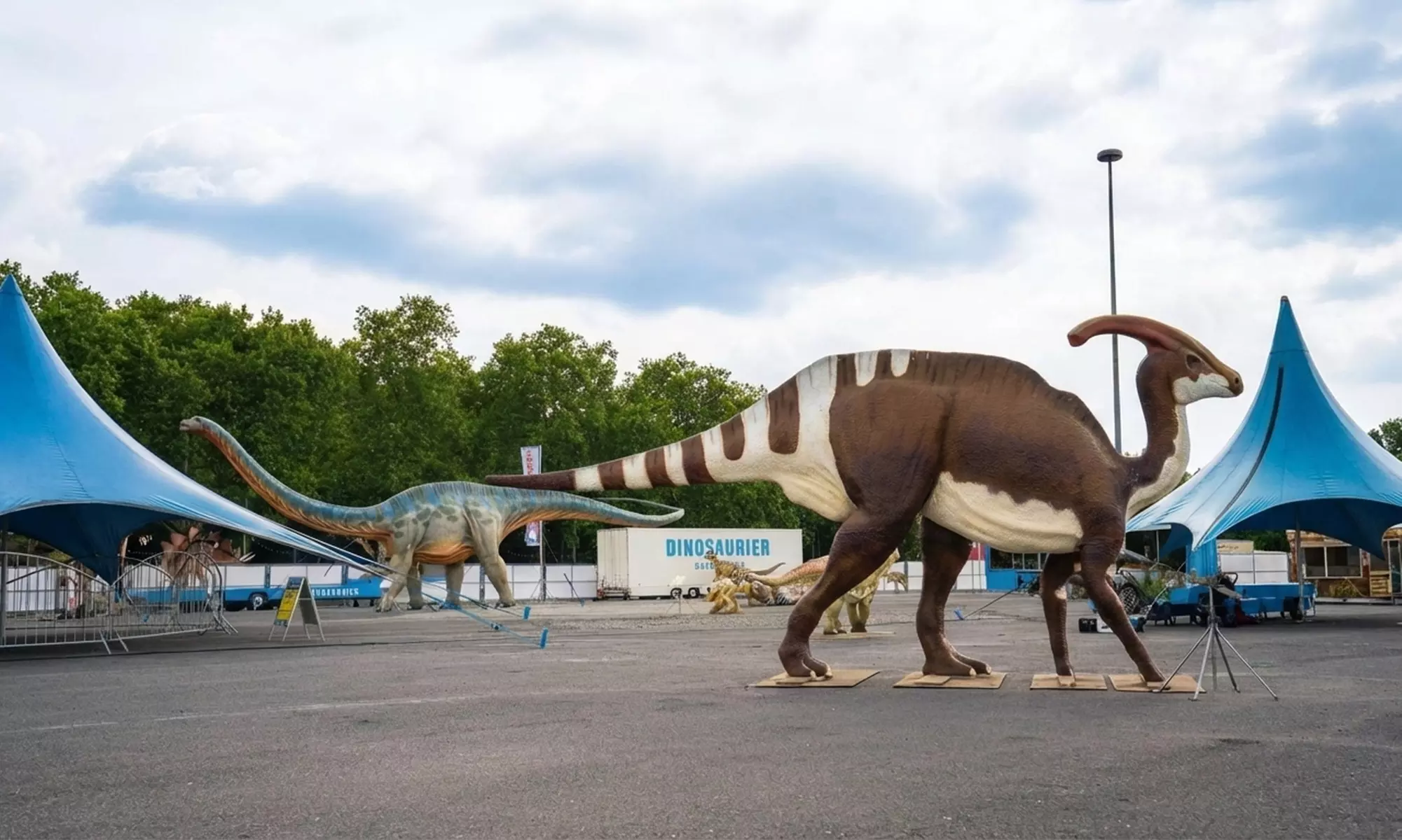 Ticket für 1 Erwachsenen oder 1 Kind für die Ausstellung „Dinopark“