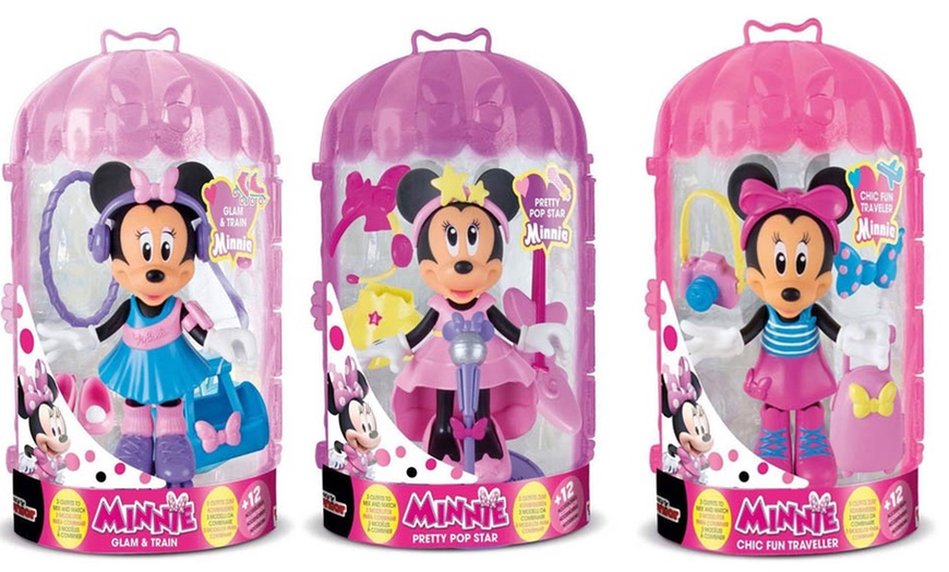 Image 1: Playset Minnie fashion doll Disney