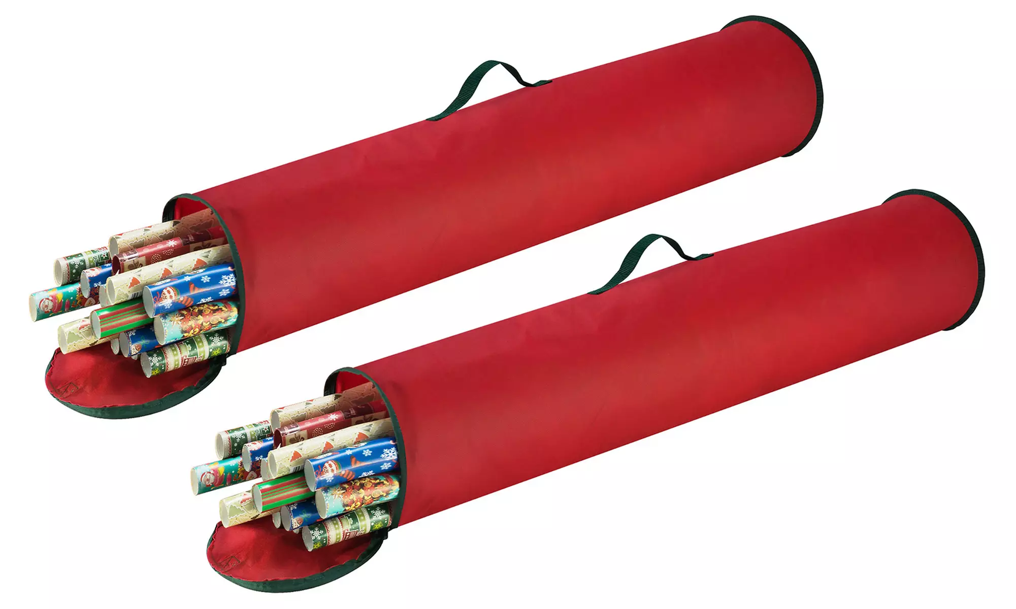 Christmas Gift Wrap 40.5 inch Stand Up Wrapping Paper Storage Bag
