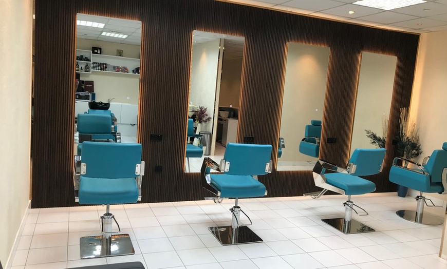 Image 1: Classic or Gel Mani-Pedi with Optional Color or Acrylic Extensions