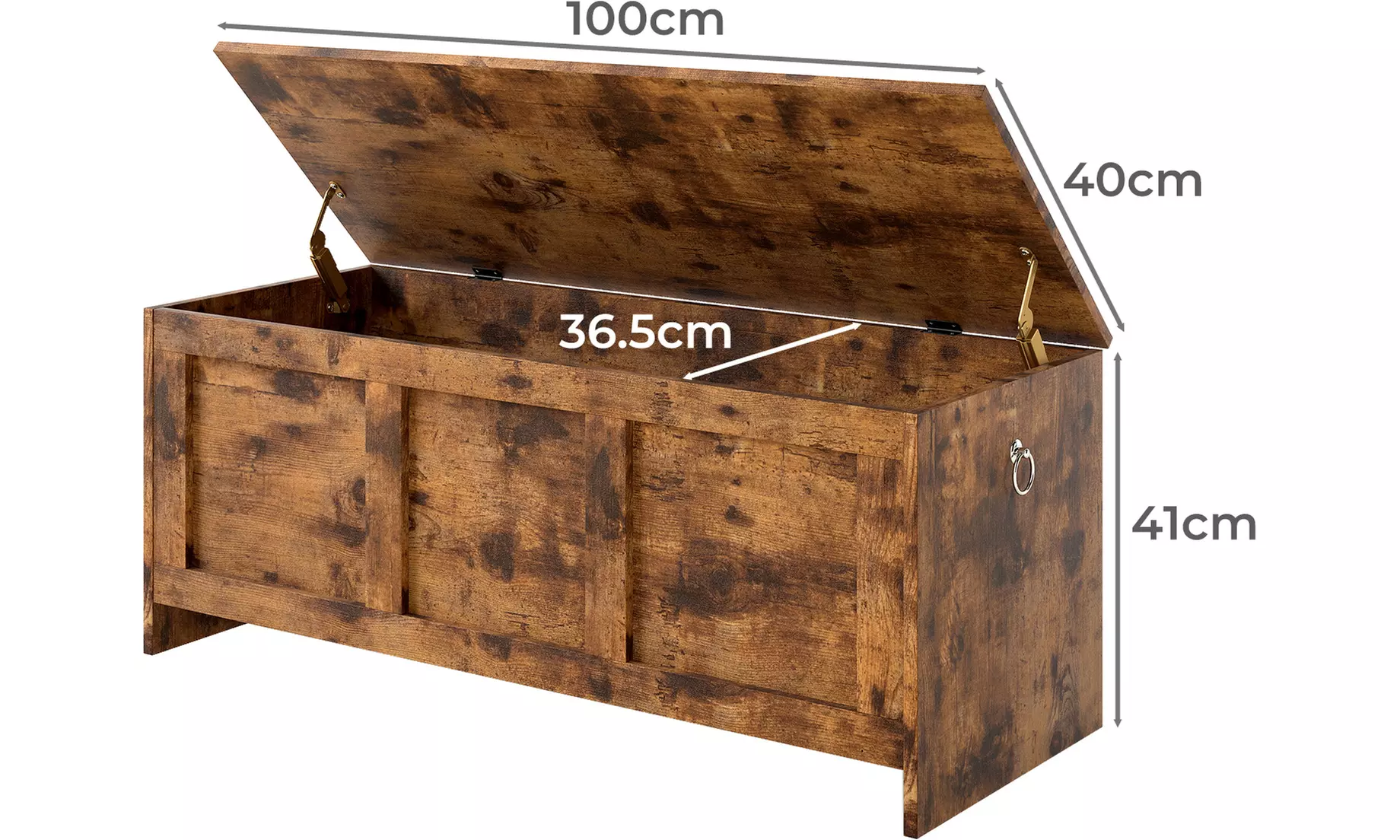 Levede Rustic Storage Bench