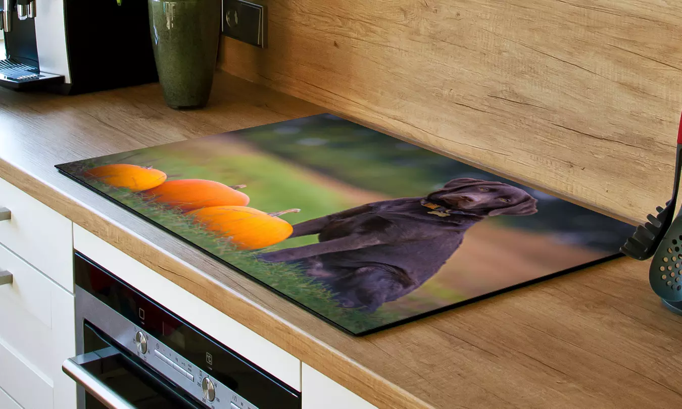 Maak je kookplaat uniek met een inductiebeschermer met jouw eigen foto