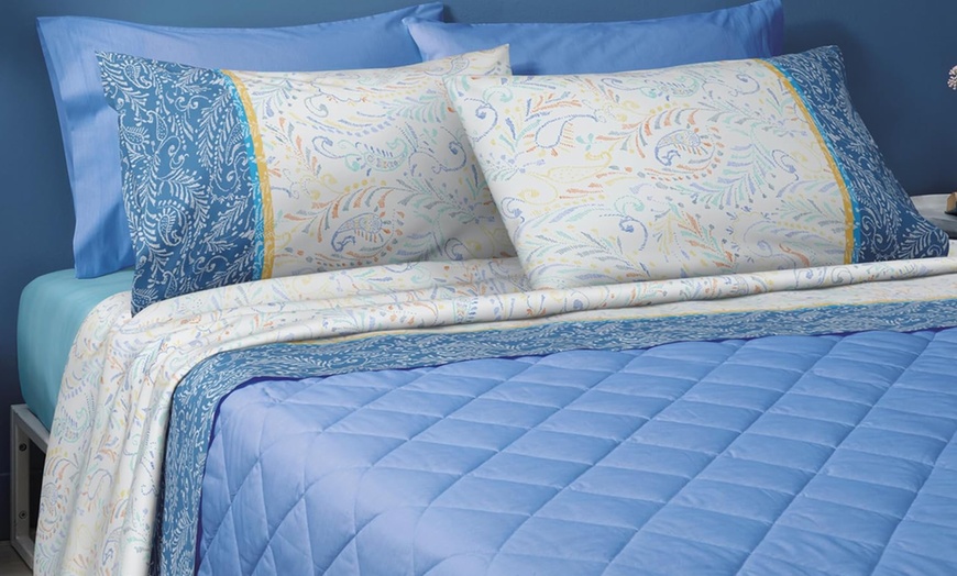 Image 1: Completo letto matrimoniale 100% cotone di Bassetti