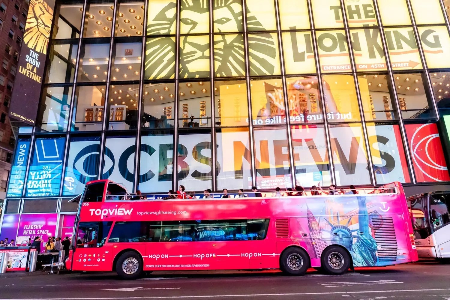 Up to $110 Off Night Bus Tour of NYC from TopView Sightseeing