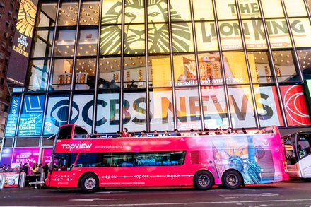 Night Bus Tour for One; Valid Any Day - TopView NYC Sightseeing Night Tours