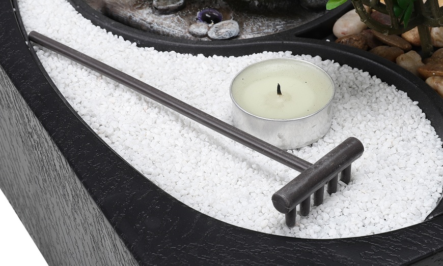 Image 3: Zen Buddha Tabletop Fountain