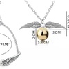 Image 5: Snitch Inspired Necklace and Bracelet Set