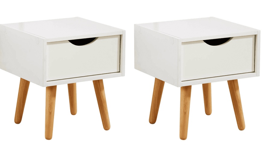 Image 13: Furniture Dealz Set of 2 Boden Bedside Tables