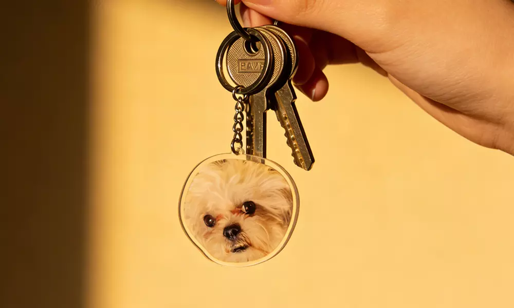 One, Two, Three, or Four Custom Photo Acrylic Keychain from Justyling (Up to 90% Off) - Image 7
