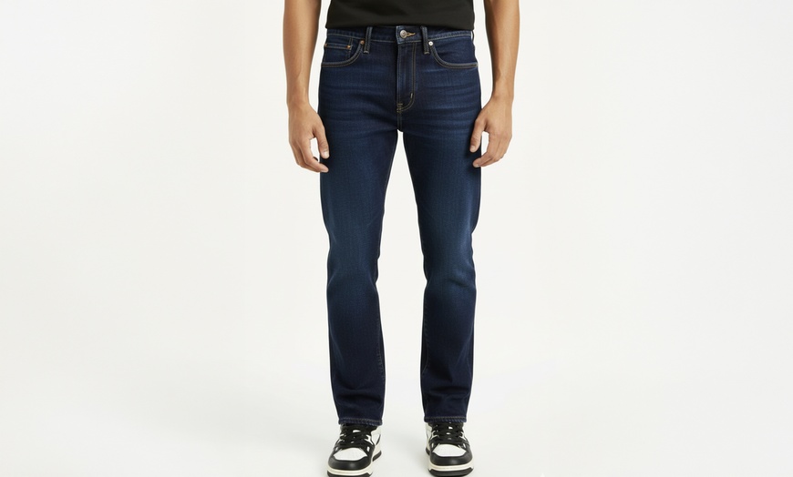 Image 3: Levi's 505 Men's Straight Fit Jeans