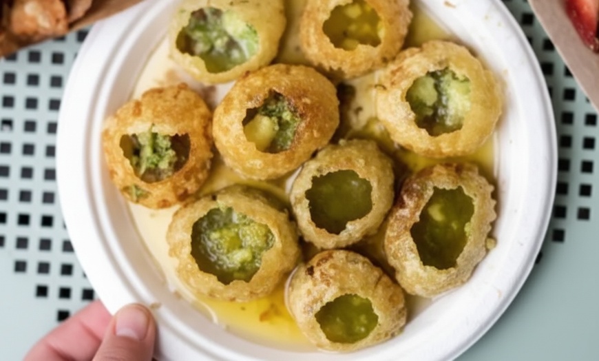 Image 4: Panipuri Feast: 1 Set (9 pcs), 2 Sets (18 pcs), or 4 Sets (36 pcs)