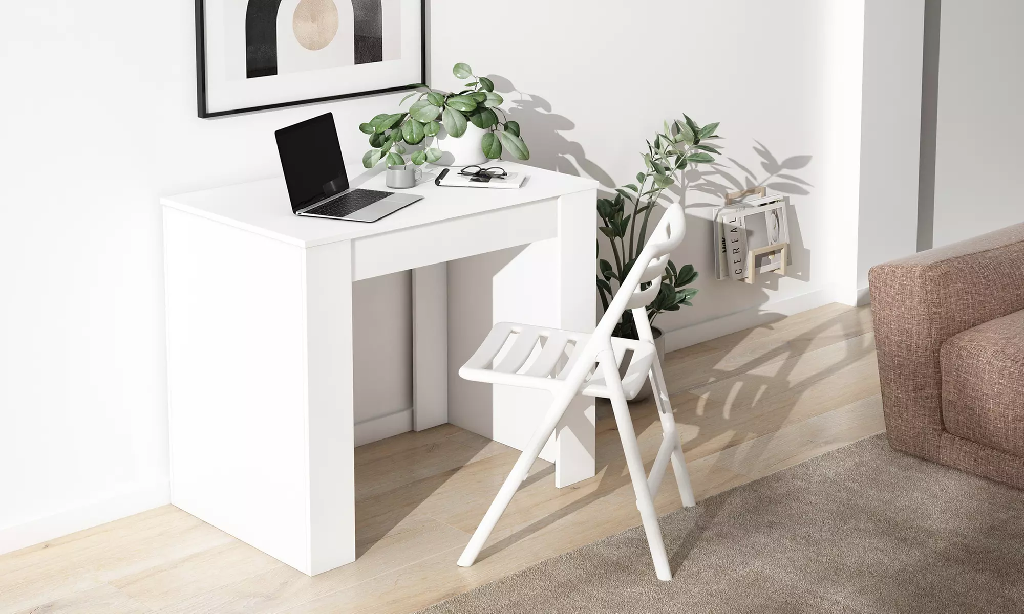 Extendable Console Table for 10 or 12 Diners