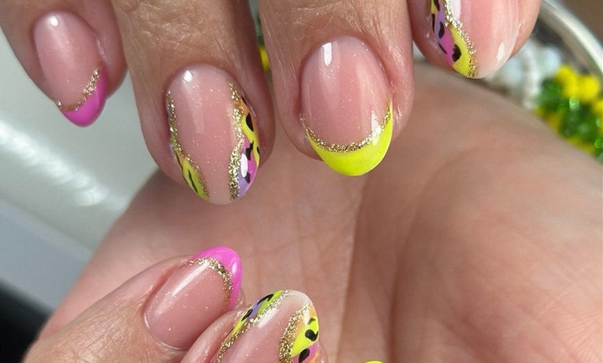 Image 2: Hard Gel Manicure, Gel Pedicure, or Deluxe Mani-Pedi