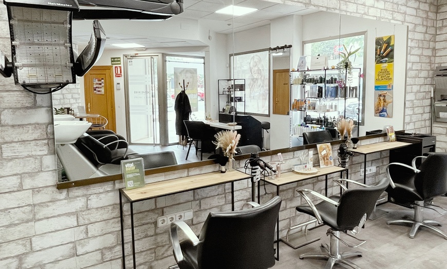 Image 3: Tratamiento antiencrespamiento vegano o alisado profesional K-Glicolic