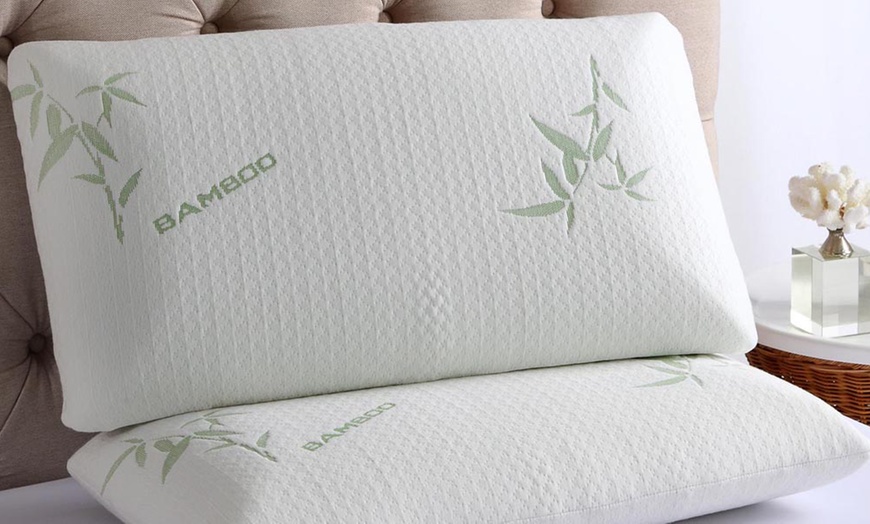 Image 2: Bamboo Memory Foam Pillows
