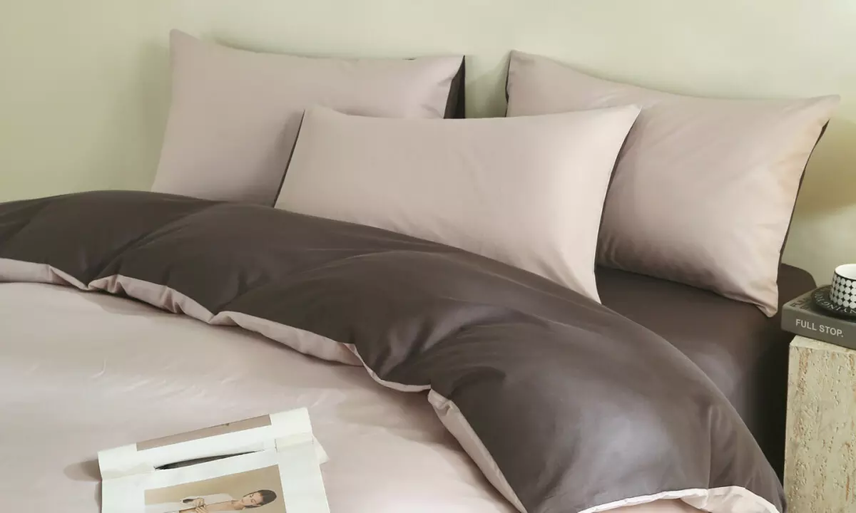 Reversible Pure Cotton Pillowcase Pair