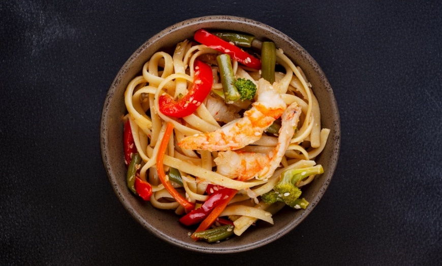 Image 1: Global Flavor Adventure – $10, $25, or $50 Toward Food & Drinks